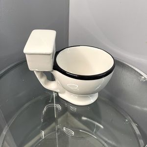 Toilet Coffee mug/cup-Ceramic-Tea / Beverage mug, white.